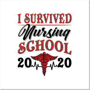 I Survived nursing School 2020 Posters and Art